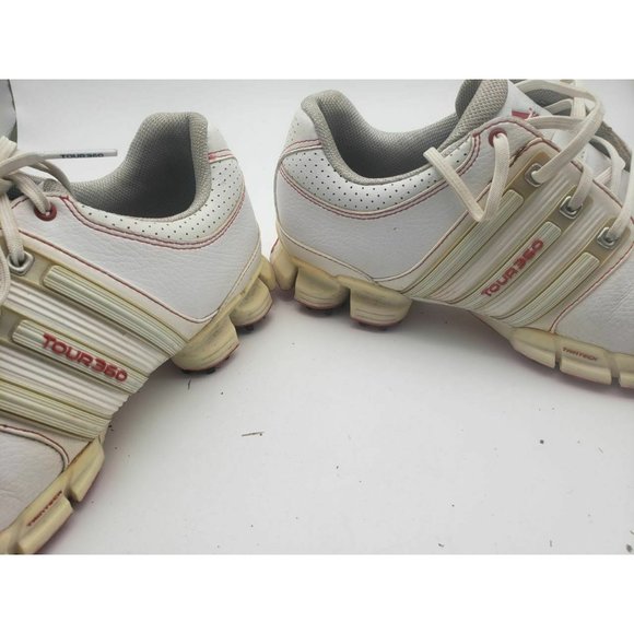 Adidas Tour 360 Golf Shoes 'White' Sz 9 - Picture 8 of 10